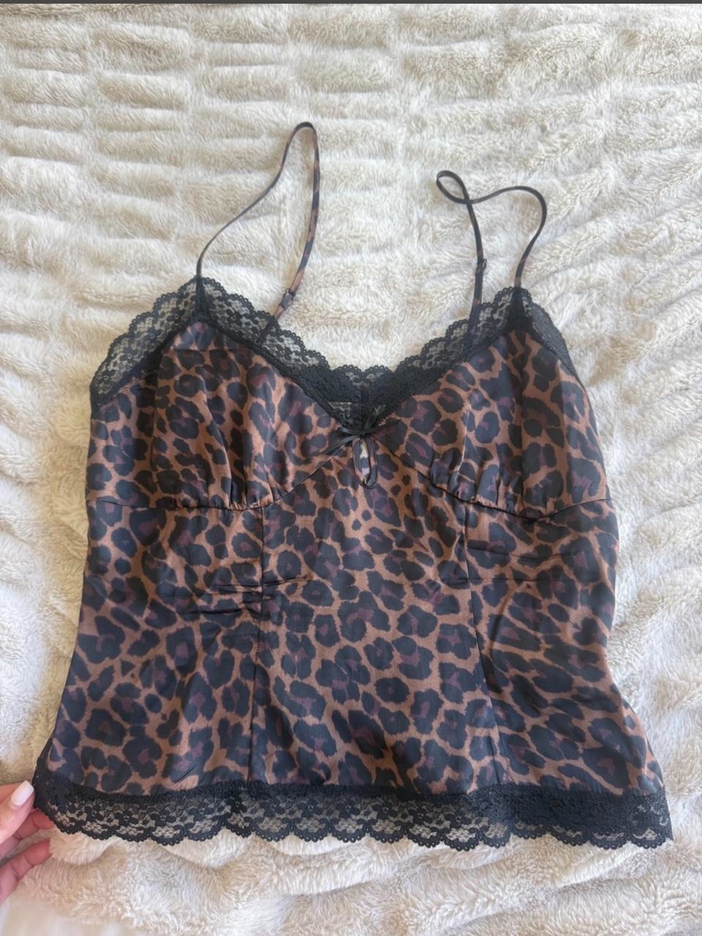 Danielle Guizio Leopard Tank top